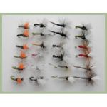 24 Pack Klinkhammer & Parachute Emerger Flies, Mixed 12/14, Trout Fishing flies