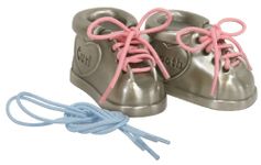 Stephan Baby Pewter First Tooth and Curl Keepsake Shoes