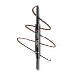 RENEE Superdense Eyebrow Pencil with Spoolie - Brown, Smudge Proof, Waterproof, Highly Pigmented for Fill in Brow Gaps, Smooth One-Swipe Precision Application, Enriched with Vitamin C & Jojoba Oil