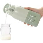 BOLOLO Portable Milk Warmer with Super Fast Charging and Cordless, Instant breastmilk, Formula or Water Warmer with 10 Ounces Big Capacity, Baby Flask for Vehicle,car,Airplane Journey