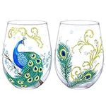 NymphFable Wine Tumbler Hand Painte