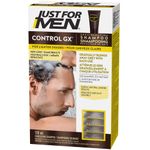 Just For Men Control GX Grey Reducing Shampoo, For Lighter Shades of Hair from Blond to Medium Brown, Gradually Colors Hair, 118ml (1 Count)