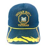 RedClub Baseball Caps for Indian Forces (Blue, Veteran Navy)