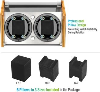 Watch Winder Smith Bamboo Watch Winder Box – Automatic Display Case