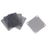 uxcell PC Dust Fan Screen with Screws for Cooling Dustproof Case Cover PVC 60mm 5pcs