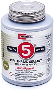 Rectorseal 25551 8-Ounce No. 5 Pipe Thread Sealant , Yellow