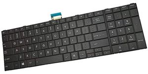 HQRP Laptop Keyboard for Toshiba Satellite L850D-BT2N22 / L850D-BT3N22 / L850D-ST2NX1 / L850D-ST3NX1 / L850D-ST4NX1 Notebook Plus HQRP Coaster