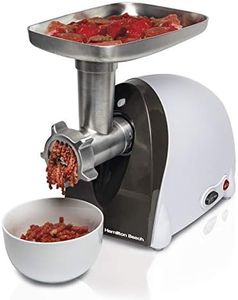 Hamilton Beach 78402C Electric Meat Grinder & Sausage Stuffer, White