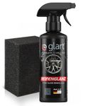 Glart 45RK Car Tyre Shine 500 ml with Sponge, for Tyre Dressing, Cleaning, Rubber Care, Black Tyre Wet Look