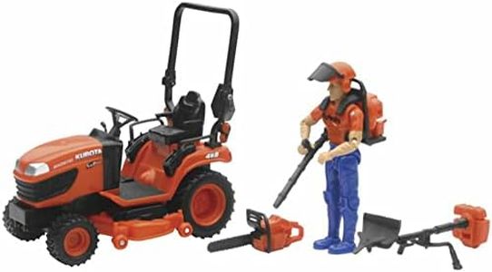 1/18 Kubota BX2670 Lawn Tractor with Figure & Accessories by New Ray SS-33453