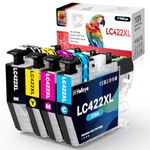 Halloya LC422XL Ink Cartridges Replacement for Brother LC-422XL LC422 LC-422XLVAL Ink Cartridges Compatible with Brother MFC-J5340DW MFC-J5345DW MFC-J5740DW MFC-J6540DW MFC-J6940DW (4 Pack)