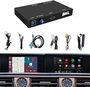 Wireless CarPlay Android Auto Mirroring Upgrade Retrofit Kit, Compatible with Lexus IS200 IS250 IS350 from 2014-2020 Joystick/Small Touchpad Controller Models