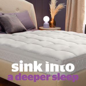 Silentnight King Mattress Topper – 5cm Thick, Soft Comfort