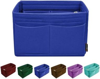 OMYSTYLE Darkblue X-Large Organizer Insert, Felt Tote Bag Organizer Insert with 5 Sizes, Handbag Dividers for Inside Purse, Compatible with Longchamp, Neverful, Speedy and More