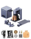 LaserPecker LP5 20W Fiber & Diode Dual Laser Engraver with Rotary Extension, Sliding Extension and Air Purifier, 3D Embossing Laser Engraving Cutting Machine for Business Batch Processing