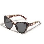 Haute Sauce Animal Print Frame Tinted lens Cat eye Sunglasses For Women and Girls | Gradient Lens Cateye Sunglasses | Shades, Goggles, Glares, Glases, Frames, Chasma for Women | accessories for women