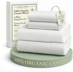 LANE LINEN 100% Organic Cotton King