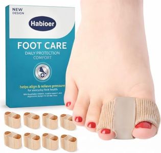 Habioer Bunion Corrector, Toe Separators for Women Men Big Toe, Breathable Toe Spacers, Bunion Correction(8PCS)
