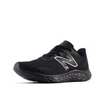 New Balance Men's Fresh Foam Arishi V4 Running Shoe, Black/Black Metallic/Black, 9 M