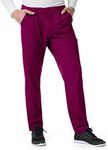 Carhartt Men's Athletic Cargo Pant Medical Scrubs, Wine, Medium