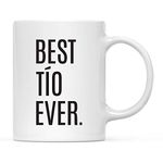 Andaz Press 11oz. Coffee Mug Birthday Gift, Best Tío Ever, 1-Pack