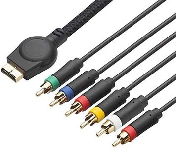 GREATLINK 6FT Component AV Cable 6RCA plug Premium High Resolution HDTV Component RCA Audio Video Cable for Sony PlayStation 3 PS3 and PlayStation 2 PS2 Gaming Console