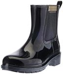 Tommy Hilfiger Women Essential Tommy Rainboot, Low Boot, Black, 5