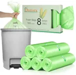 Garbage Bags, 100 Count 8/13 Gallon Trash Bags 1.18Mils Tall KitchenTrash Bags Heavy Duty Trash Bags Kitchen Garbage Bags for Kitchen Office Bedroom Bathroom Trash Can Liners