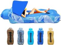 Inflatable Couch, Inflatable Lounger Air Sofa | No-Pump Blow Up Couch | Ergonomic Design, Air Couches Outdoor for Camping & Park & Beach, Upgrade Your Camping Accessories-with Sun Shade