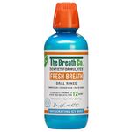 The Breath Co. Alcohol Free Mouthwash. Dentist Formulated Oral Rinse for 12 Hours of Fresh Breath, Icy Mint Flavour, 500 ml