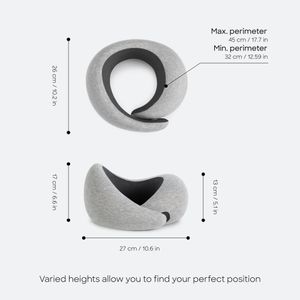 Ostrichpillow Go Travel Neck Pillow – Ergonomic Memory Foam Support
