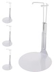 Kaiser Doll Stand 1101 - White Doll Stand for 5" to 6" Dolls and Action Figures, 3-Pack