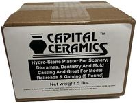 Hydrostone Plaster for Scenery, Dioramas, Dentistry and Mold Casting and Great for Model Railroads & Gaming (5 Pound)