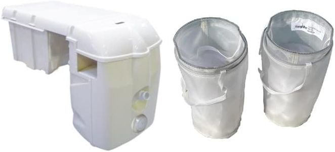 EasyFilter Lot DE 2 Cartouches EASYCLEAN Compatible FILTRINOV MX18-25 (2X : Poches-Sacs de balles filtrantes-paniers Skimmers préfiltres)