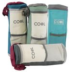 Insulated Bottle Cool Bag Zip Up Ice Wine Cooler Shoulder Strap Picnic Drinks