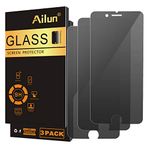Ailun Screen Protector Compatible with iPhone 8 Plus 7 Plus,Privacy,Anti-Glare,[3Pack],Tempered Glass Compitable with Phone 8/7 Plus,Anti-Scratch,Case Friendly