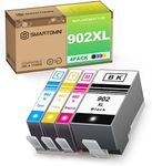 S SMARTOMNI 902XL 902 Compatible Ink Cartridge Replacement for HP 902XL (4 Pack), for use with HP OfficeJet 6958 6960 6961 6963 6964 6966 Pro 6968 6970 6971 6978 6979 (New Version)