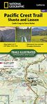 Pacific Crest Trail Map Shasta and Lassen: Castle Crags to Sierra Buttes