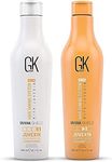 GKhair Shield Shampoo and Conditioner Duo (240ml/ 8.11 fl. oz) | Against Sun, UV/UVA Rays | For Dry, Split Ends with Aloe Vera and Natural Oils - All Hair Types