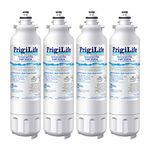 FrigiLife ADQ73613401 Refrigerator Water Filter, Replacement for LG LT800P, ADQ73613402, ADQ73613408, ADQ75795104, Kenmore 9490, 46-9490, LSXS26326S, LMXC23746S, LMXC23746D (Pack of 4)