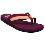 DR PLUS Women's Maroon Slipper - 10 UK