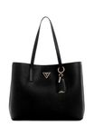 GUESS Women's Meridian Girlfriend Tote, Shoulder Bag, Black, One Size