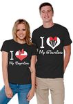 Awkward Styles I Love My Boyfriend I Love My Girlfriend Couple Shirts Men XX-Large/Ladies Medium