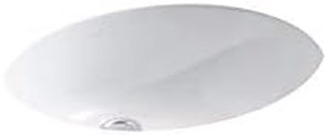 Kohler K-EC2210-0 Caxton Oval Bathroom Sink, White