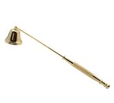 MUXSAM Candle Snuffer with Long Handle, Candlesnuffers Wick Snuffer Candle Accessory, 1-Pack Stainless Steel Wick Flame Snuffer for Putting Out Extinguish Candles Flame Safely(Gold)