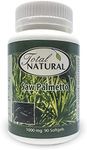 Saw Palmetto Supplement 1000mg 90s [1 bottle] by Total Natural, Prostate Health, Prostate Support Supplement Formula Reduces Frequent Urination and Prevent Hair Loss