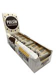 Pulsin - Vanilla Choc Chip Vegan Protein Bars - 18 x 50g - 13.4g Protein, 5g Fibre, 238 Kcal Per Serving - Gluten Free, Plant Based, Palm Oil Free and Dairy Free Snack Bar