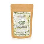 100% Pure & Chemical Free Indigo Powder for Hair Dye - Natural and Organic Hair Colour 100g