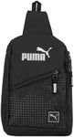 PUMA Sling Backpack, Black/Silver, 