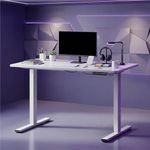 Wakefit Study Table | 5 Yr Warranty | Standing desk, Computer Table for Home Pc, Electric Height adjustable, Digital Display & 4 Memory Presets, Free Installation, Modern Ergonomic Wobble-Free- L160Cm